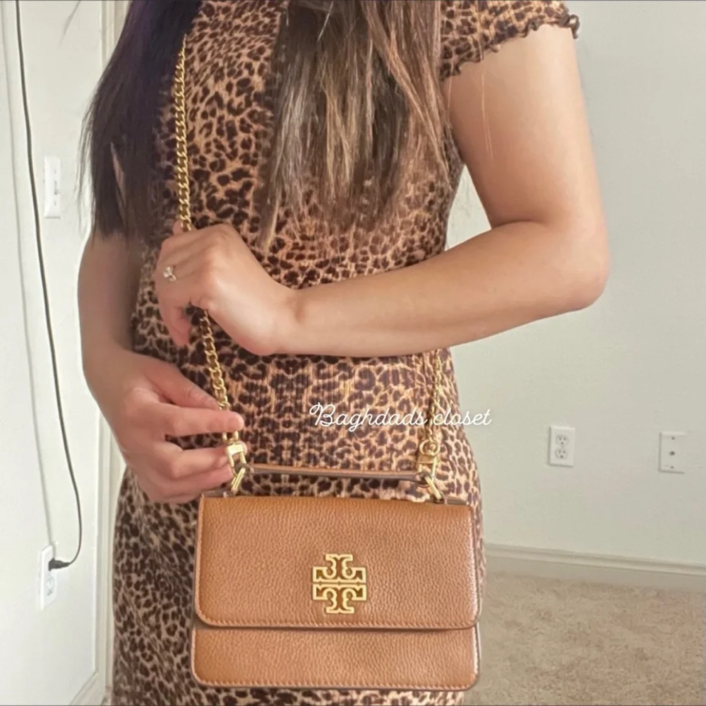 New , tory burch britten chain top handle Crossbody bag - Picture 12 of 12